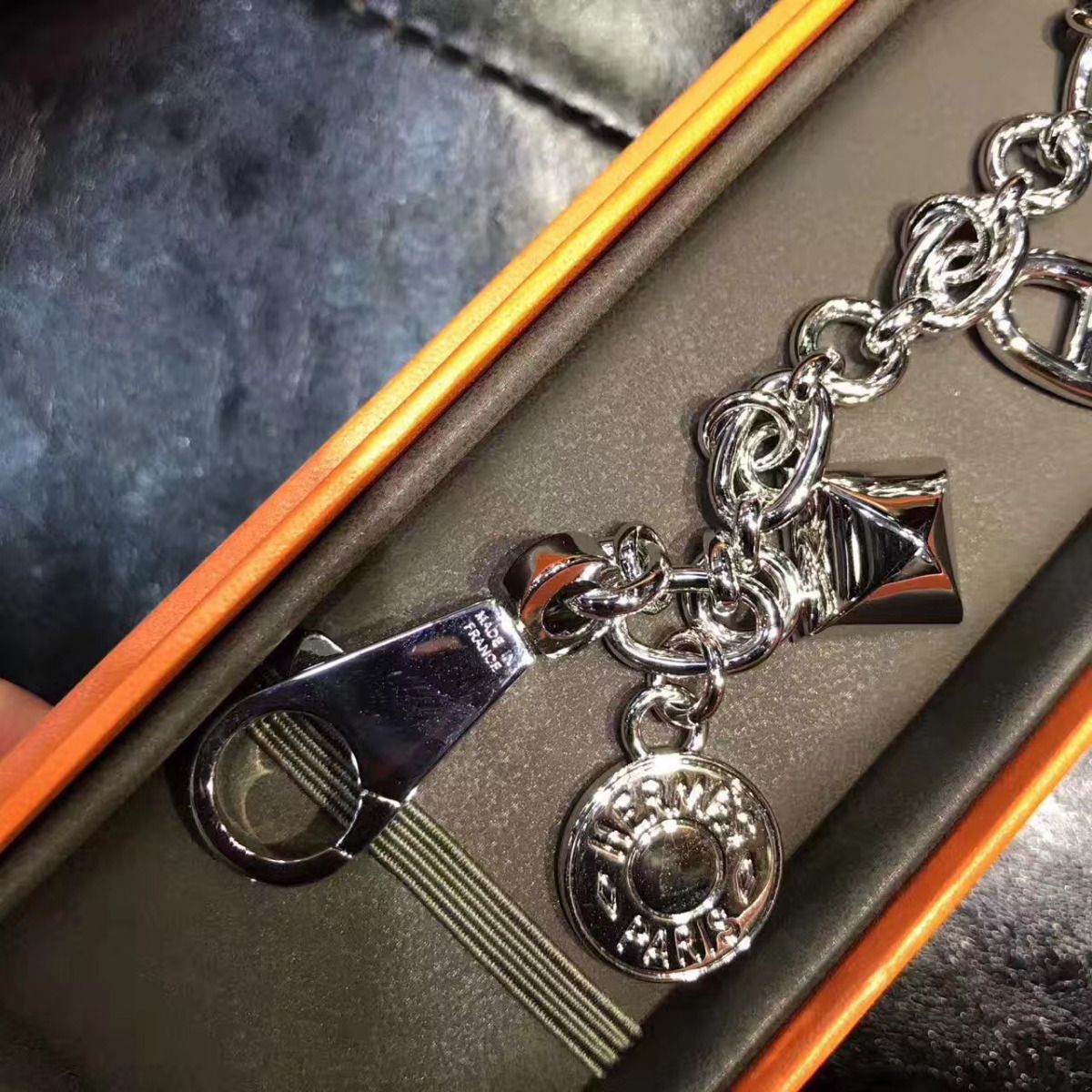 Hermes Silver Breloque Olga Bag Charm - Image 3